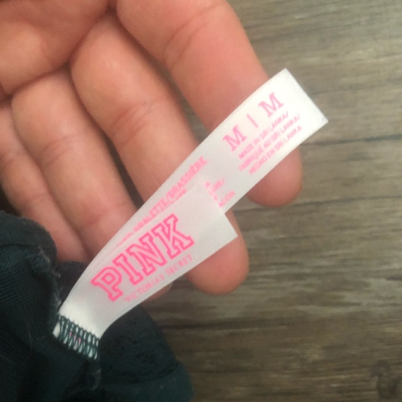 Victoria’s Secret PINK Emerald Green Laced Halter Bra - Picture 3 of 3